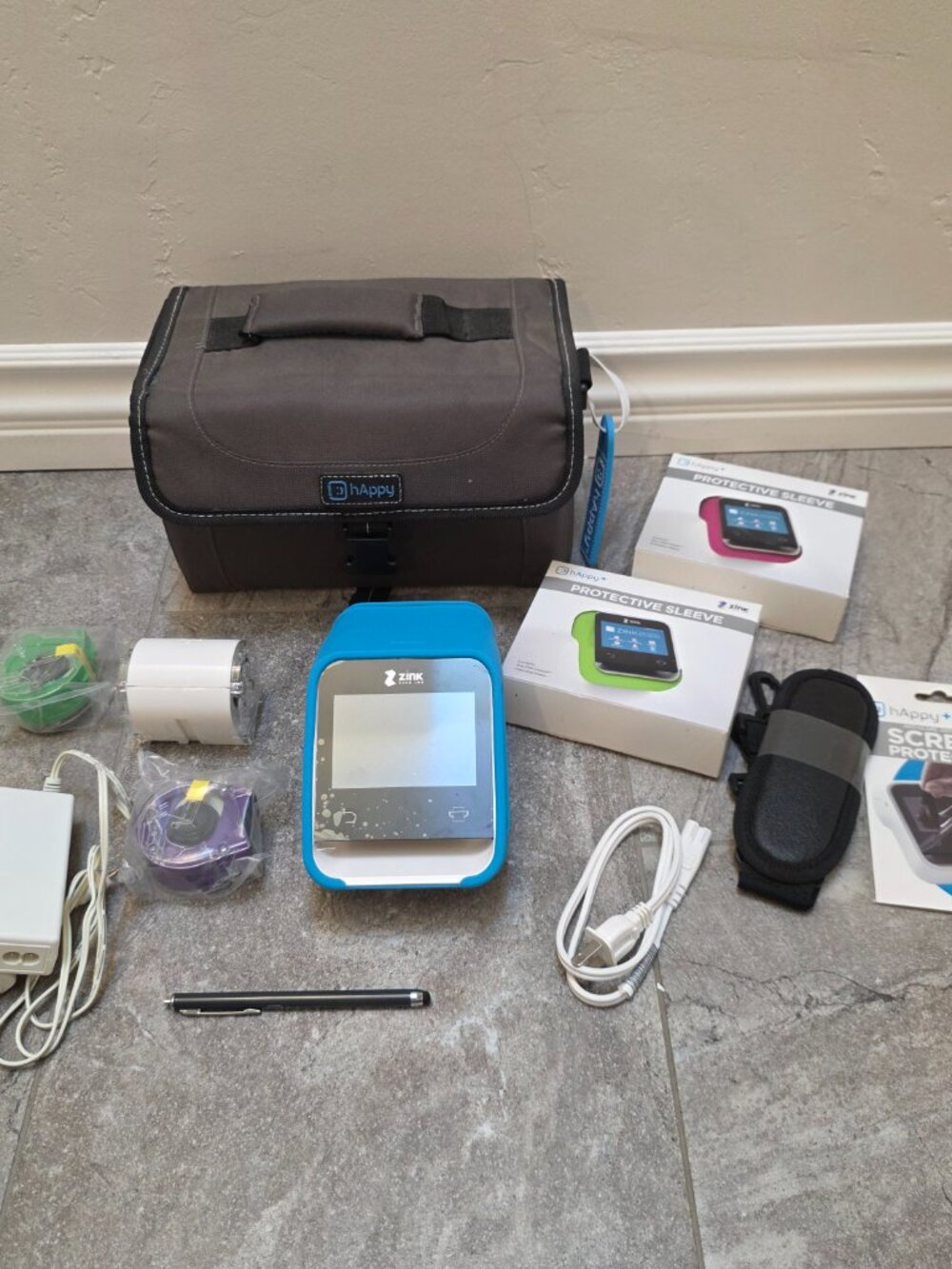 Wireless Zink Happy Smart App Printer Zero Ink Technology and supplies